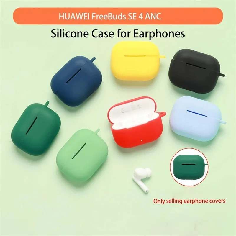 حافظة لهاتف هواوي Freebuds Se 4 Anc حافظة ناعمة من السيليكون السائل صديقة للبشرة لهاتف هواوي Freebuds Se 4 Anc غطاء Fundas