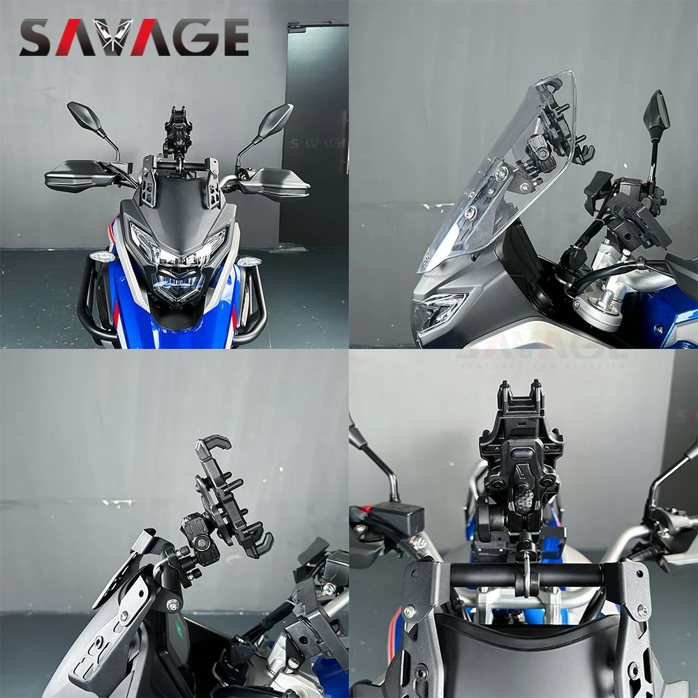 KY525X KY500X Navigation Bracket ผู้ถือโทรศัพท์สําหรับ KOVE 525X 500X Colove Kovemoto Anti การสั่นสะเทือน GPS Nav Sat Extension Bracket