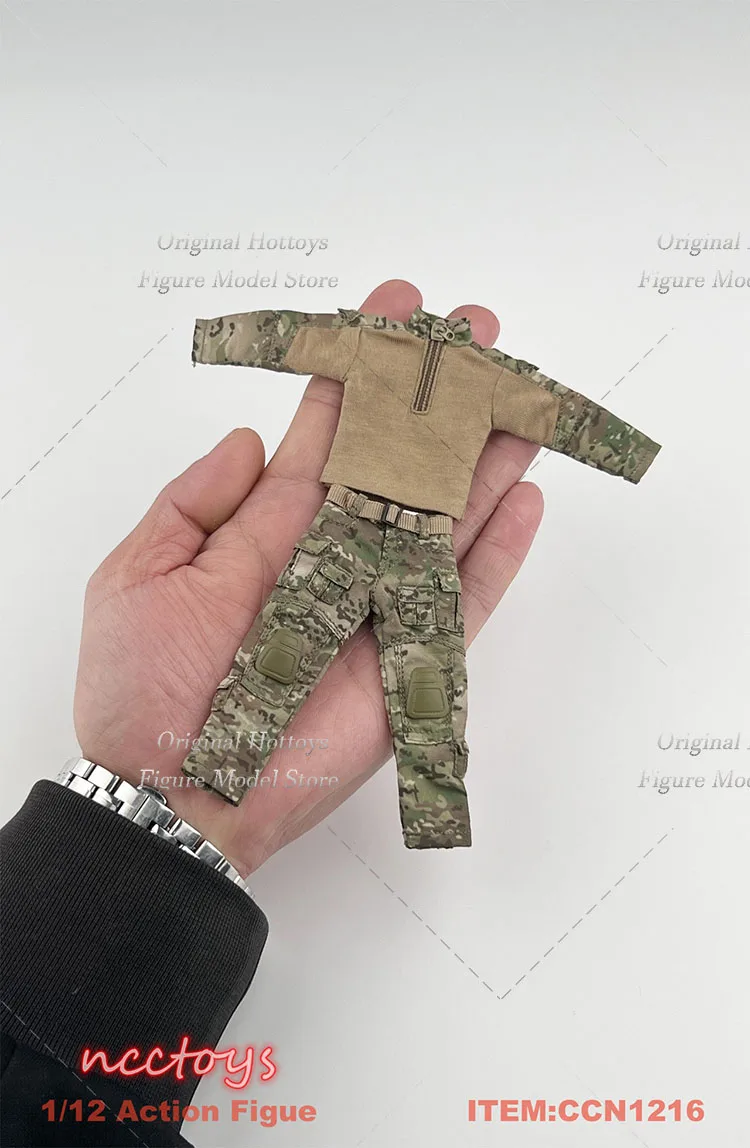 In Stock 1/12 Scale Male Soldier Clothing Belt G3 Camouflage Suit All Terrain CCN1216 Full Set 6-inch Action Figure Doll