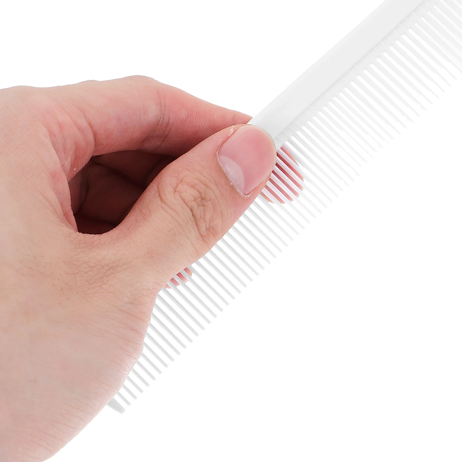 

2pcs -Shaped Hairdressing For Salon Barber Tools Stylish Comb Wet Hair Comb Tight Tooth Design Gentle On Hair