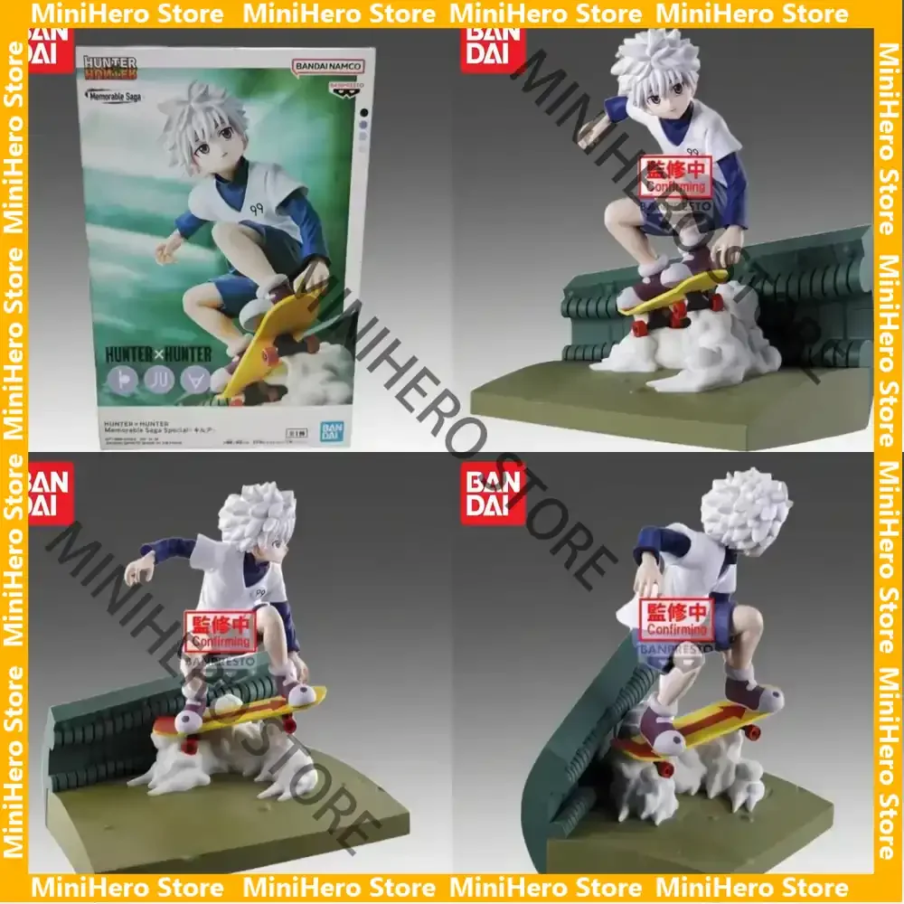 

In Stock Bandai Original Hunter x Hunter Killua Zoldyck Action Figure PVC 1/8 Anime Display