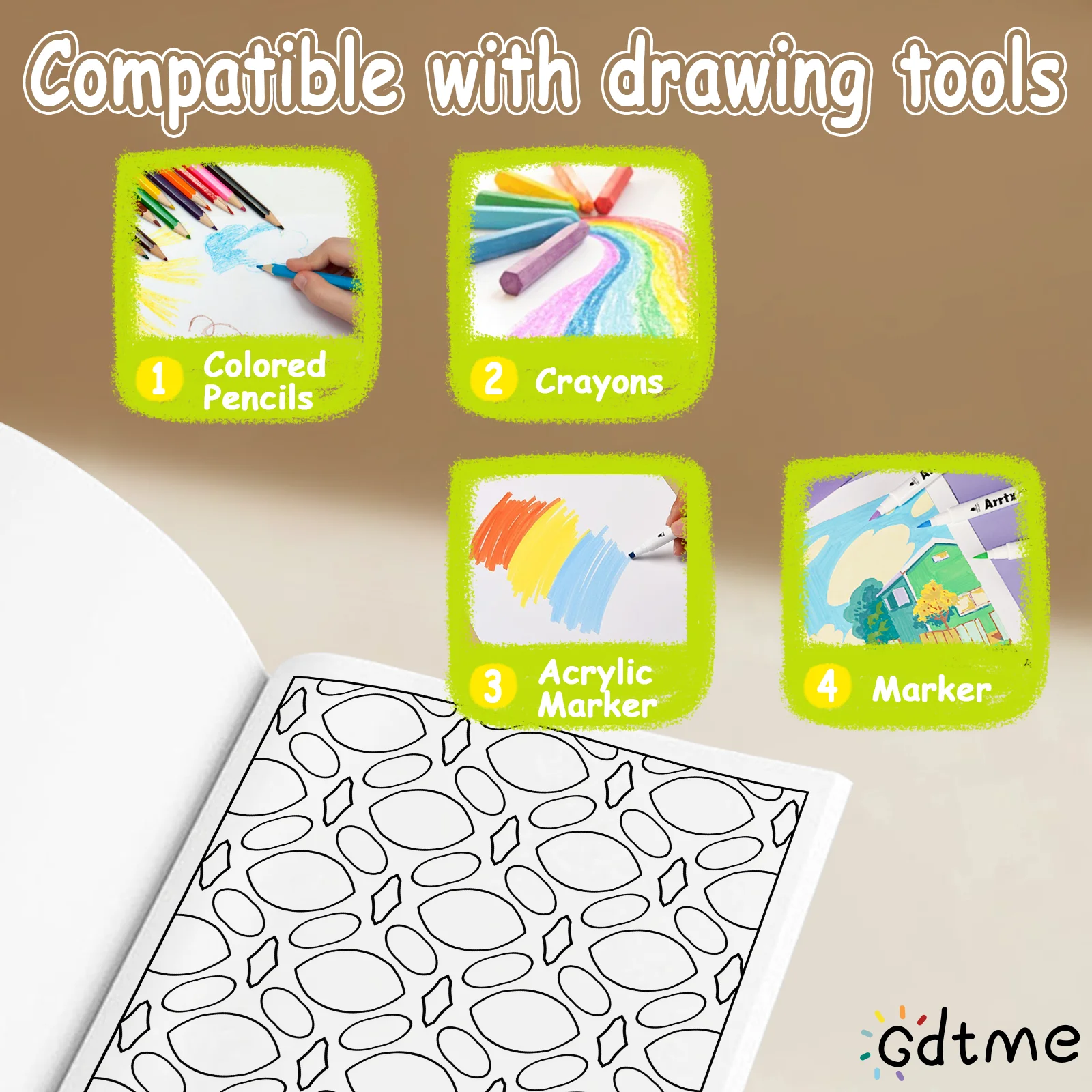 Geometric Coloring Book: Abstract Patterns, Mandalas Intricate Designs for Adults Stress-Relief and Relaxing Drawing Books