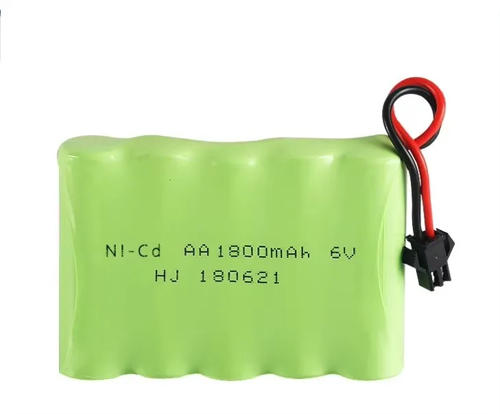 RC Truck RC car RC tank RC boat 6V 700mah/1800mah/2400mAh Ni-MH rechargeable AA battery 70*50*14mm