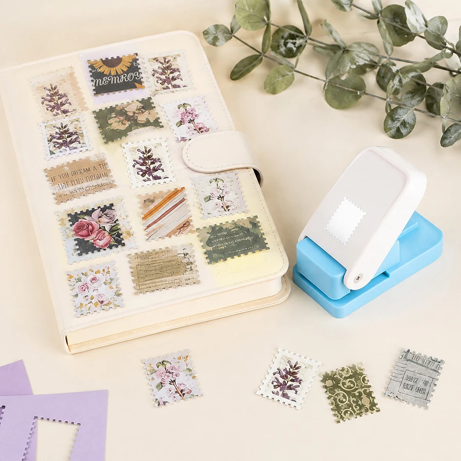 1PC Postage Stamp Edge Puncher Simple Style DIY Handmade Card Scrapbook Photo Album Decor Paper Cut Tool Daily Craft Journal ZYF