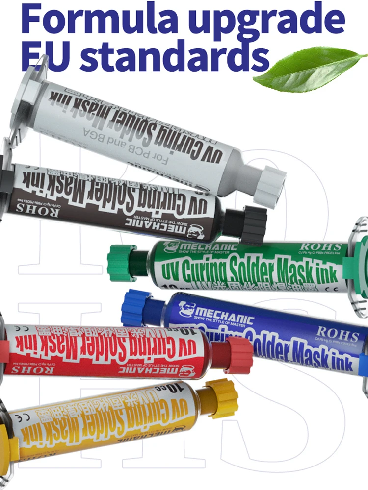 MECHANIC UVH900 Green Paint Oil UV Curing Solder Mask Ink für BGA PCB Motherboard Repair Prevent Corrosive Arcing
