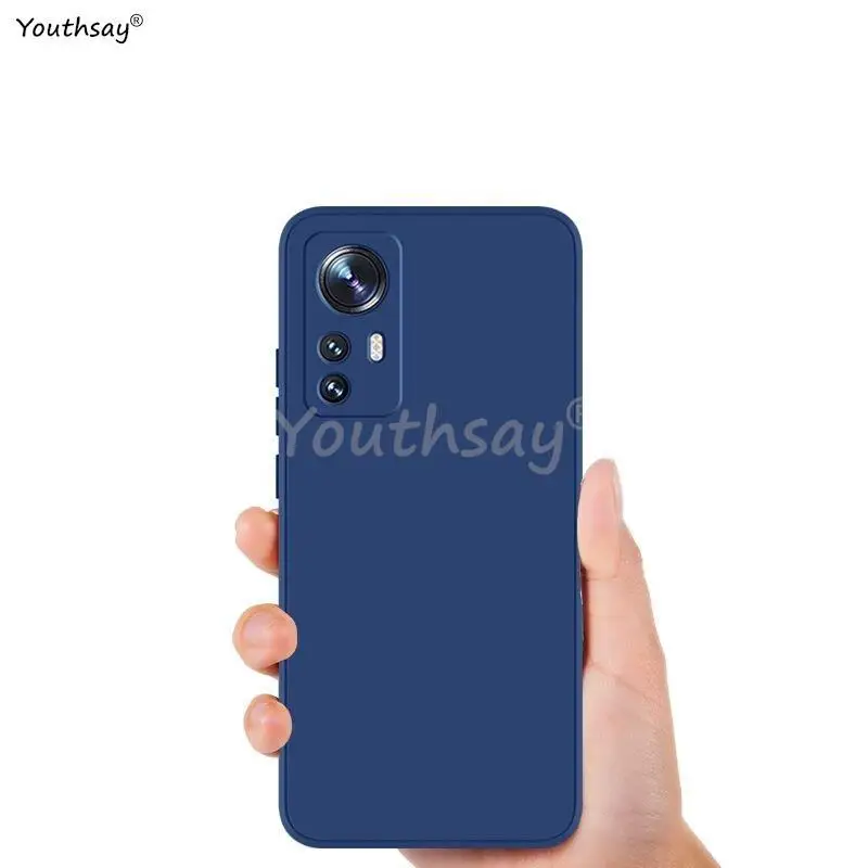 For Xiaomi 12T Pro Case Xiaomi 12T 12 13 13T Pro 12 Lite Cover Funda Coque Soft Original Liquid Silicone Case Xiaomi 12T Pro