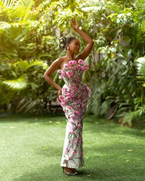 

Aso Ebi Mermaid 3D Flower Ball Dress African Women Sexy Off Shoulder Formal Occasion Birthday Party Evening Prom Gown Customized
