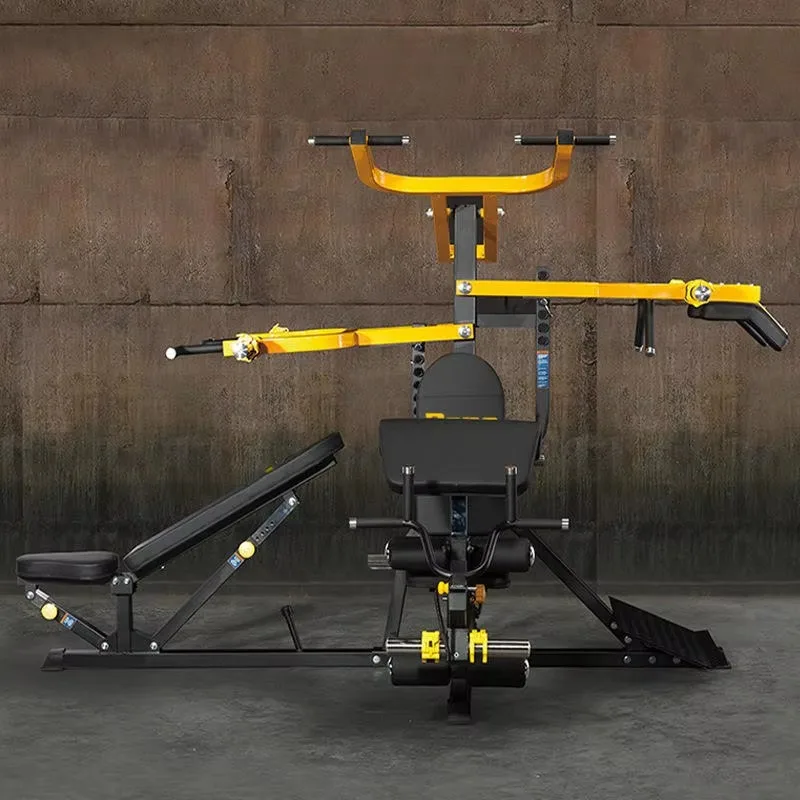 

3-Station Comprehensive Trainer Full Set - Multi-Functional Integrated Equipment, Home & Small Commercial Gym Group Workouts