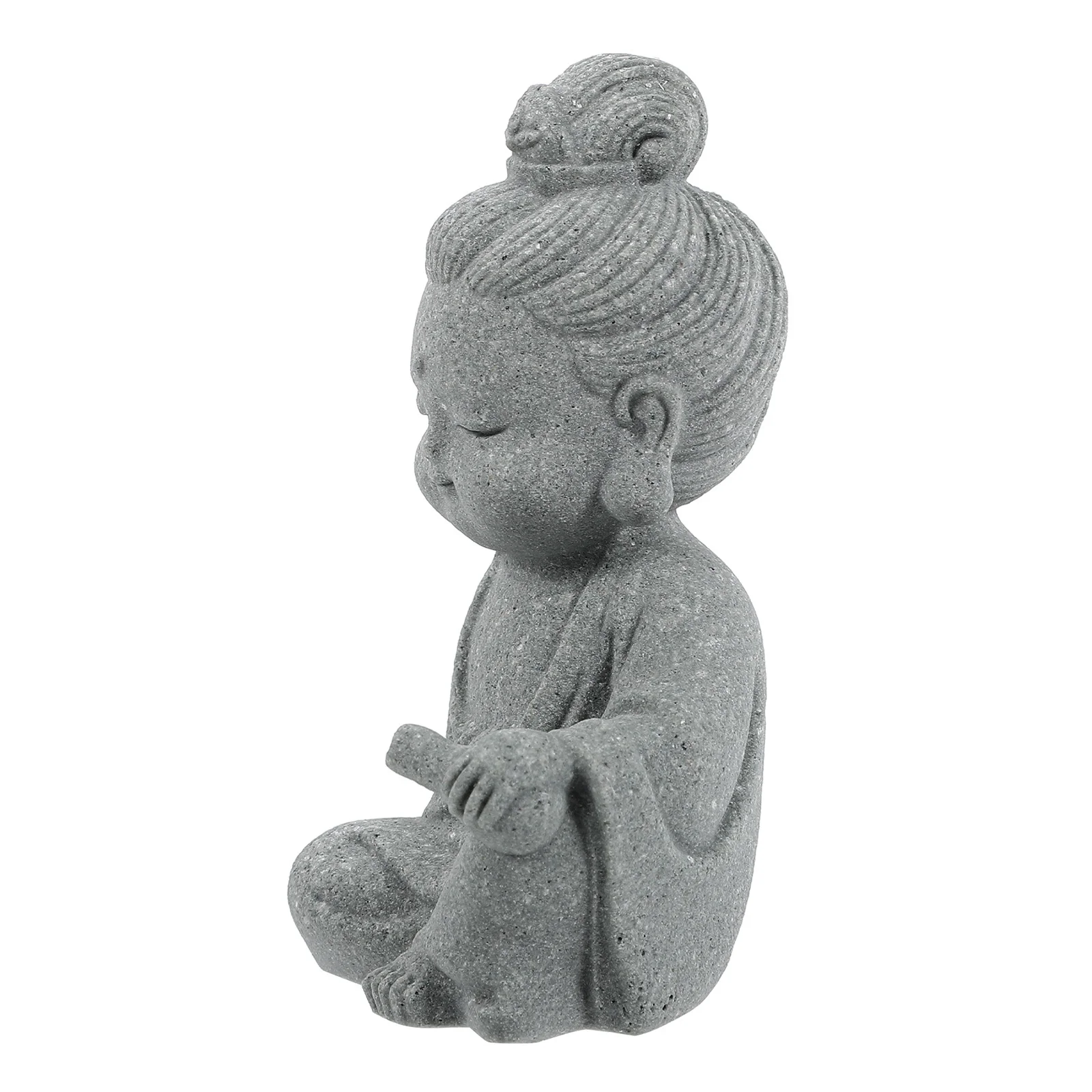 Resin Buddha Statue Exquisite Detail Mini Buddha Sculpture Desktop Decor Resin Craft Figurine