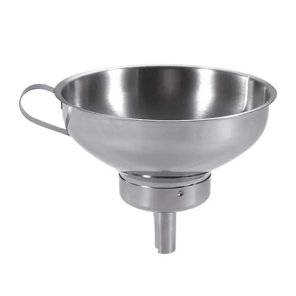 

Stainless Steel Funnel Premium Kitchen Gadget For Oil Wine Liquid Transfer Household Jam Filtration Strainer Tool
