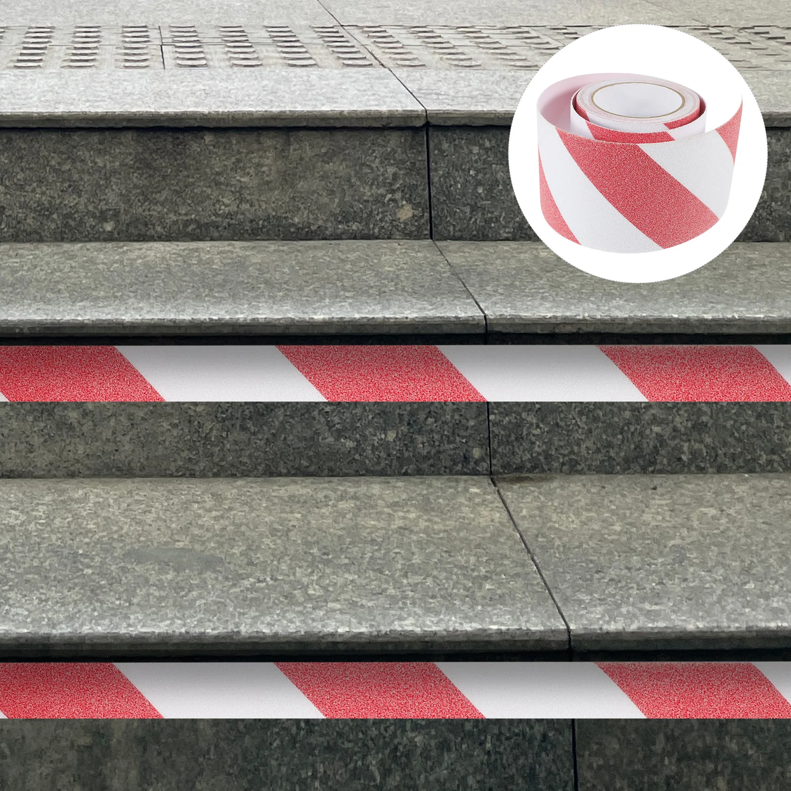 

Non Slip Floor Stickers 5CMx3M Safety Tape for Stairs Steps Adhesive Warning Signs Reflective Grip Strips Anti Aging Wear