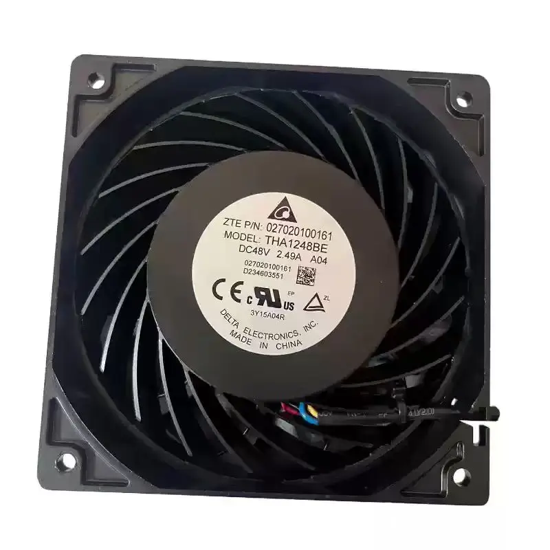 For Original Delta 12038 48V 2.49A High Airflow Server Fan THA1248BE Full (for 4Pin 6Wire)