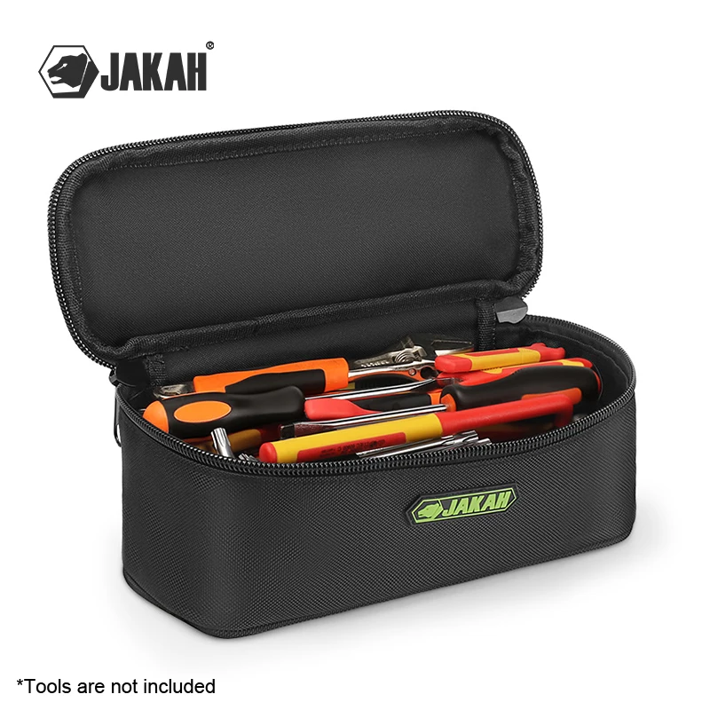 Jakah Elektriker-Werkzeugtasche, multifunktional, Oxford, verdickt, Holzbearbeitung, Aufbewahrung, Schraubendreher-Set, Werkzeugtasche, tragbare Handtasche – Detail 3