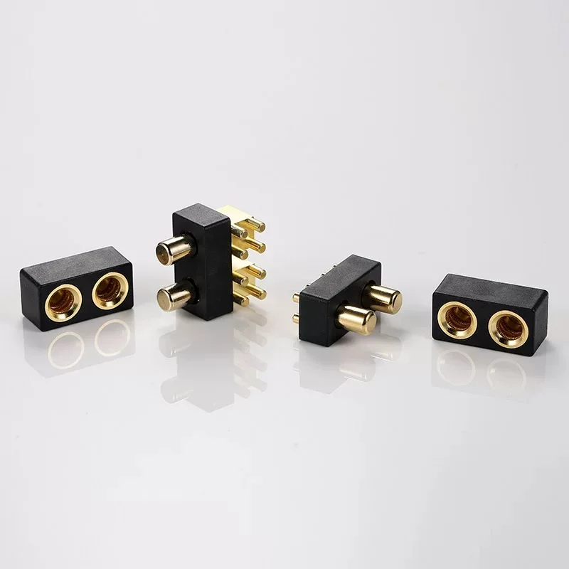 

1PCS Board-to-Board High Current Connectors Spring Contacts Multi-point Contact Gold Plated Copper