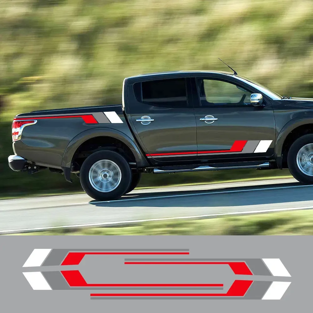 

Pickup Sticker For Toyota Hilux Tacoma Isuzu Dmax Dodge RAM 1500 Maxus T60 GWM Cannon Truck Decal Auto Waterproof Accessories