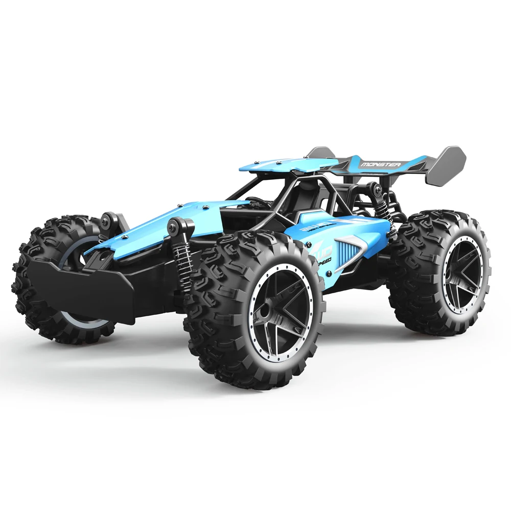 RC Monster Truck Brinquedos para Adultos, Carro de Controle Remoto, Alta Velocidade, Off-Road, Brinquedos Drift para Meninos, 2.4G, 1:18, 2WD