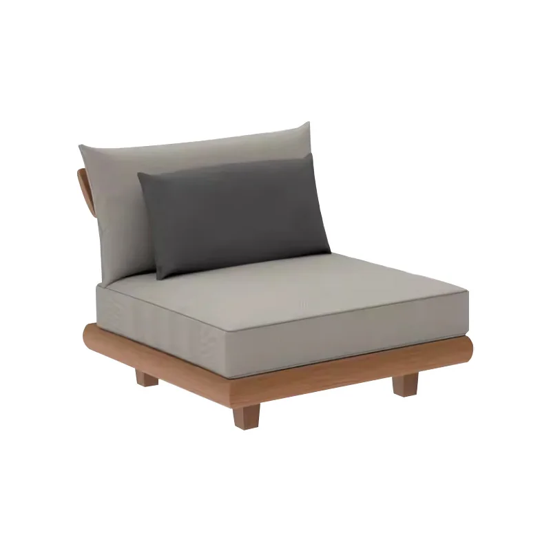 

Outdoor Sofa Garden Garden Sofa Hotel Villa Teak Sofa Coffee Table Combination