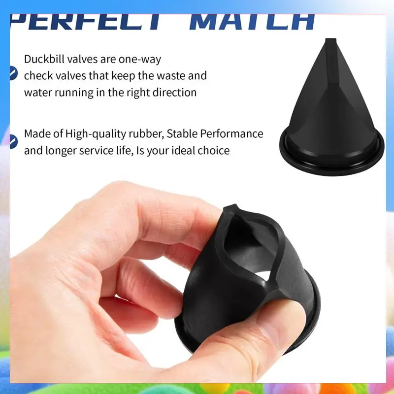 Комплект из 4 клапанов DB 1-1/2-дюймового клапана «утконос», замена для Dometic 385310076 для вакуумных генераторов Sealand серии S и T-AA25