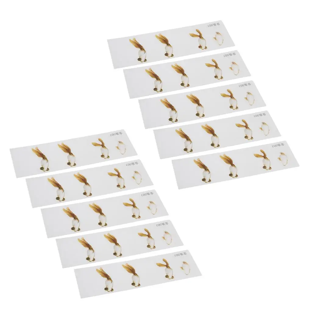 Fish Sticker Resin Painting Supplies Goldfish Stickers 3d Decorative Sticker for Resin Micro Landscape Wall Decor
