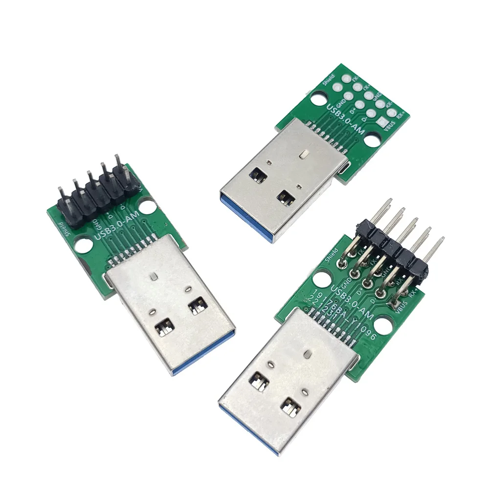 

USB3.0 A Type Adapter Board Male Or Female USB 3.0 Connector Interface To DIP 2.54 9Pin Plug Jack for Printer Computer Laptop