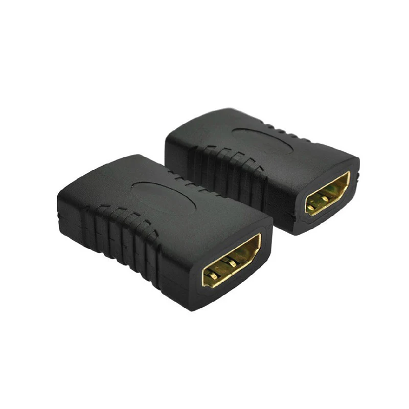 1/2/5Pcs HDMI-compatible Female to HDMI-compatible Female Connector Extender Cable Cord Extension Adapter Converter 1080P