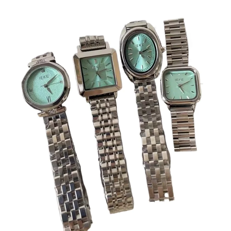 Classic Trend Ladies Watch Elegant Simple Fresh Mint Green 2025 Waterproof Quartz Watch Birthday Gift
