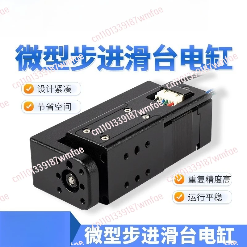 Miniature Stepping Slide Cylinder Module High Precision Ball Screw Electric Push Rod Platform