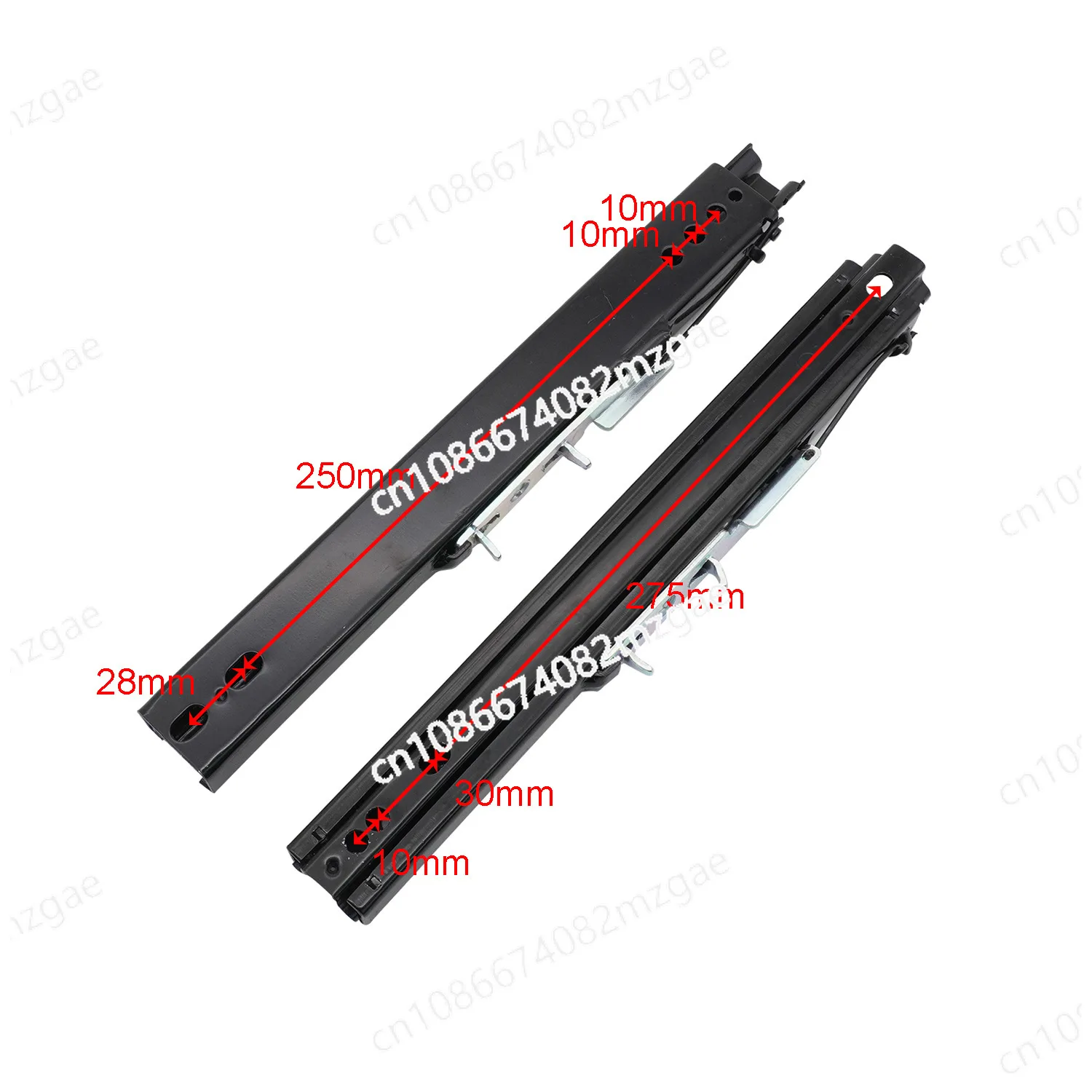 

Car Seat Modification Sliding Rail Base for Racing Simulator, Dual-Sided Sliding Track Driver Seat Mounting System