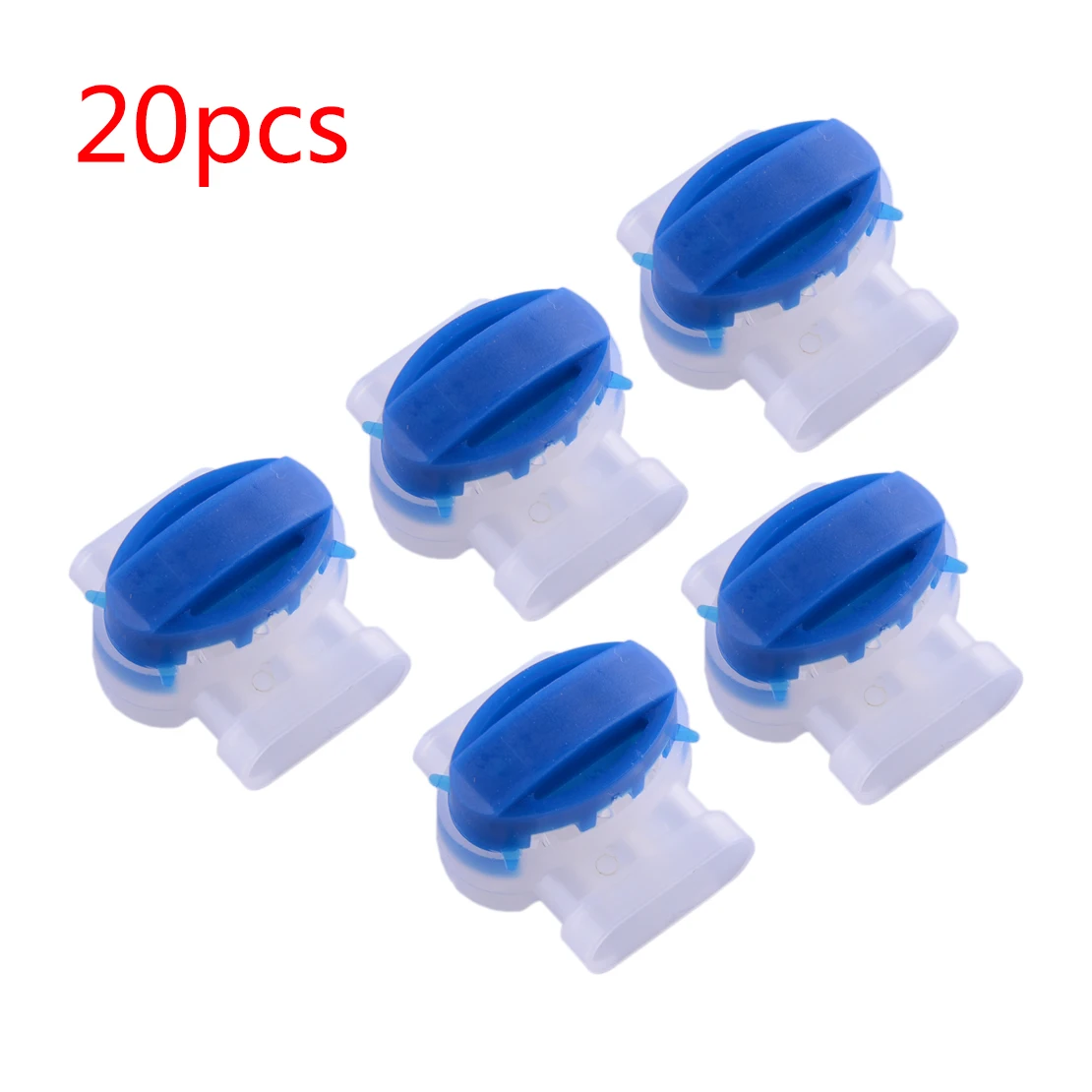 20pcs/Set Wire Connectors 3 Holes Fit for Outdoor Garden Automower Robotic Lawn Mower 22AWG to 14AWG New