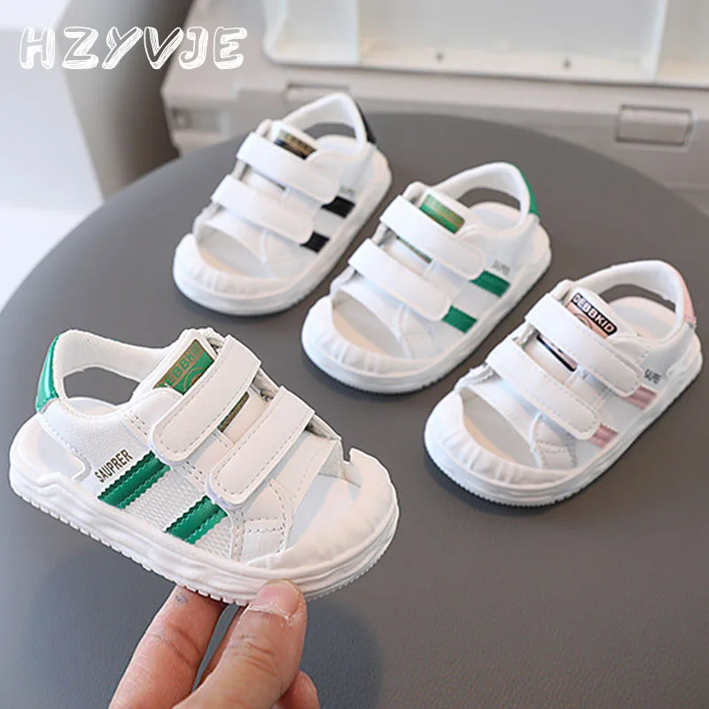 Summer Baby Kids Sandals 2024 Children Trend Fashion Toddler Baby Boys Girls  Anti-slippery Soft-soled Walking Shoes Footwear