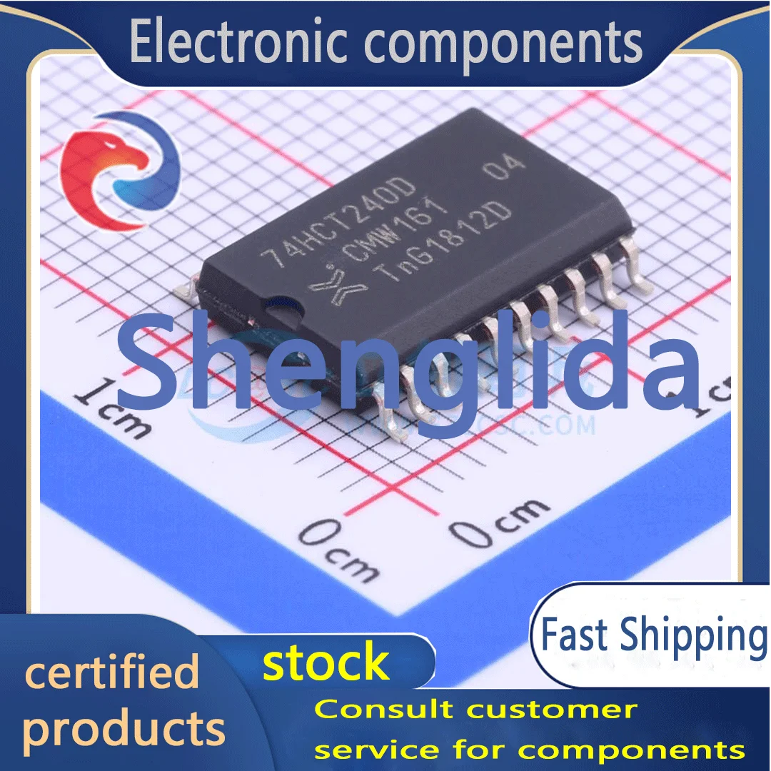 74HCT240D, 653 package SOIC-20_ 1 new stock of 300mil buffer/driver