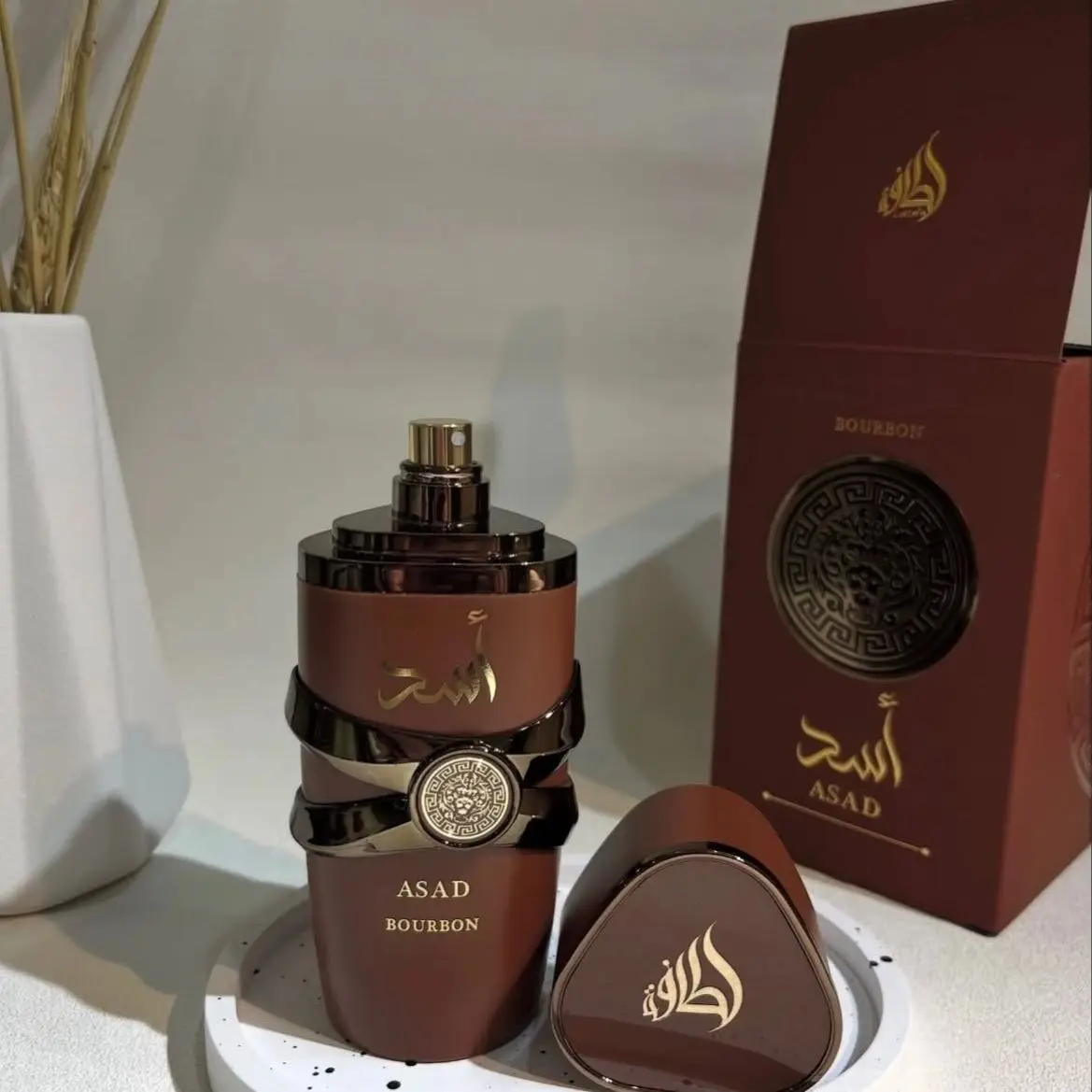 

Asad Bourbon для мужчин и женщин, парфюмерная вода, спрей, 3,4 унции / 100 мл | Унисекс