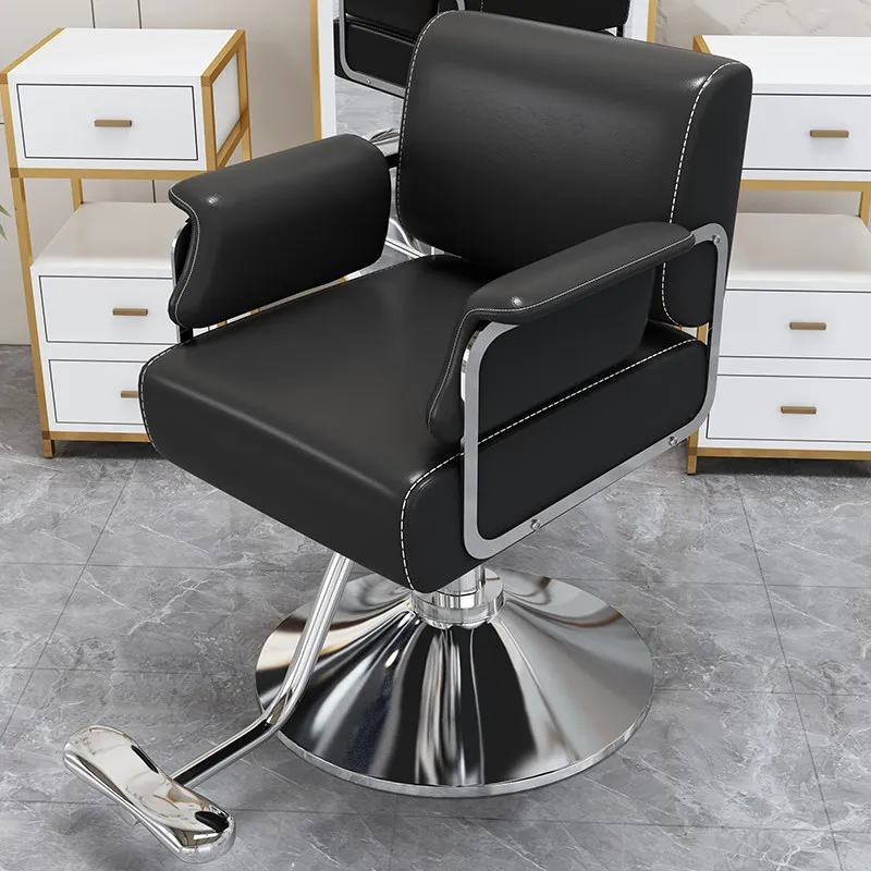 Shop Minimalist Barber Chair Modern Reclining Design Luxury Barber Chair Facial Elegant Style Sedia Da Barbiere Salon Furniture