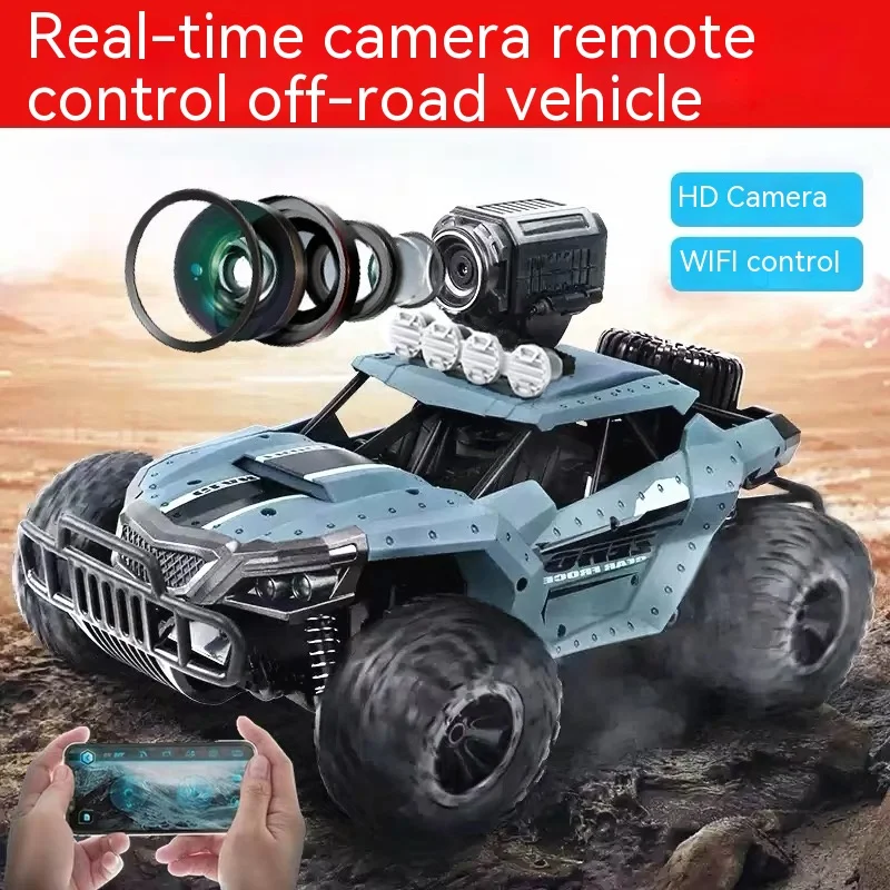 Visual High-definition Fpv Camera Wireless Remote Control Off-road Vehicle, Wifi High-speed Climbing Toy Car Boy\'s New Year Gift