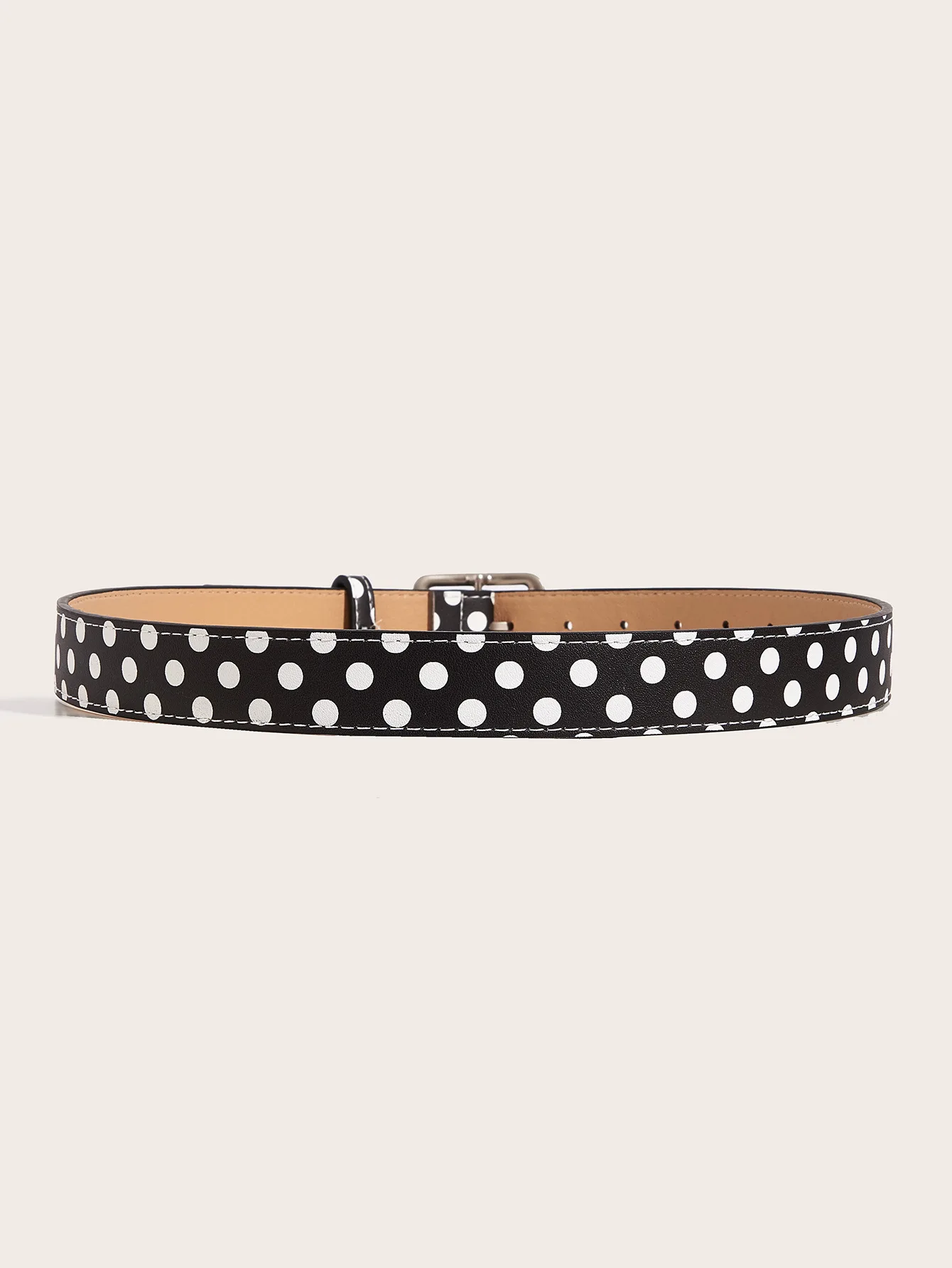 Trendige Vintage Polka Dot Damengürtel Y2K Mädchen Dornschließen-Gürtel Taillengürtel Jeansgürtel PU-Leder Taillenriemen Geschenk – Detail 21