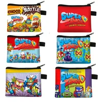 Super Zings Cartoon Print Coin Purse Casual Travel Coin Bag Woman Shopping Portable Fashion Wallet Girl Gift