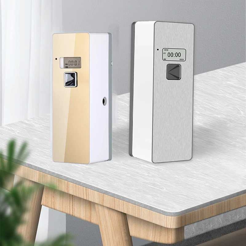 Free Standing Wall-Mounted Home Odor Neutralizing Automatic Air Freshener Fragrance Aerosol Spray Dispenser Gold