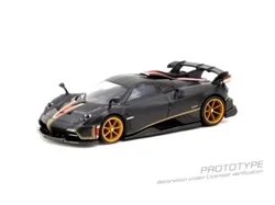 Tarmac Works 1:64 Pagani Imola Matt Black Carbon Fiber Diecast Model Car