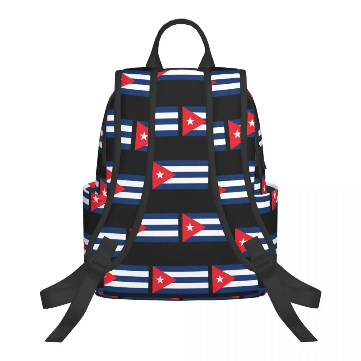 Cuba Cuban National Flag Student Backpack School Bag Hiking Travel Daypack for Men Women Bookbag Shoulder Bags