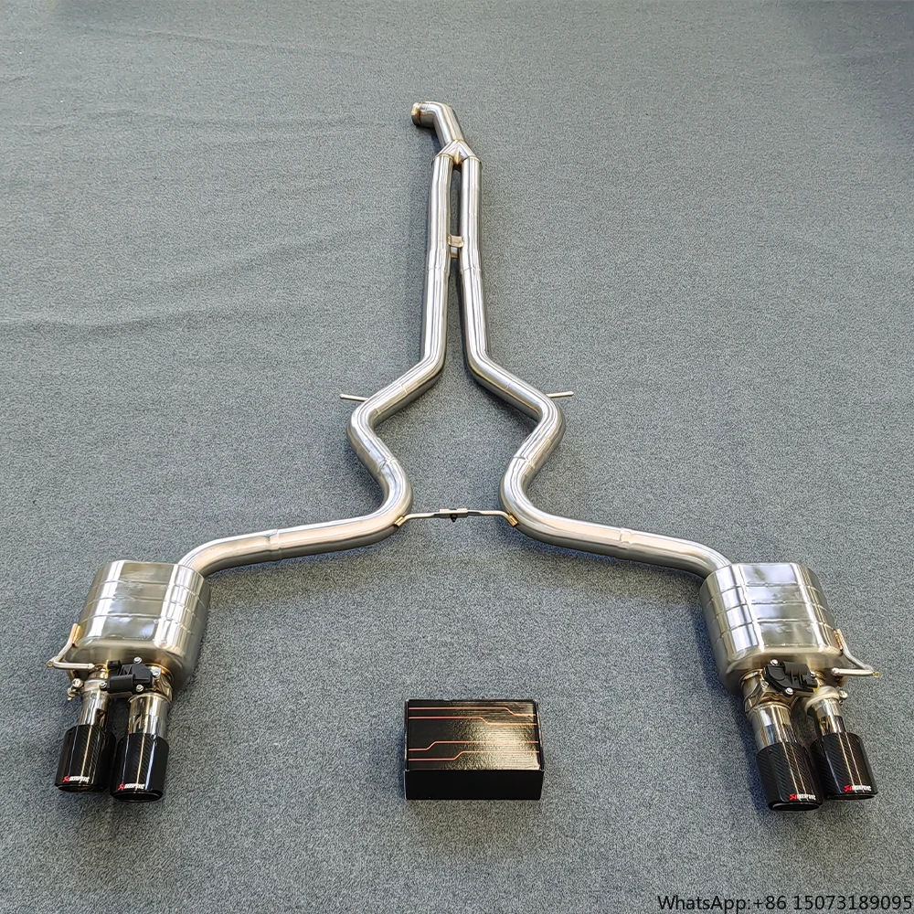 

Выхлопная система из нержавеющей стали с клапаном для двигателя 971 3.0T V6