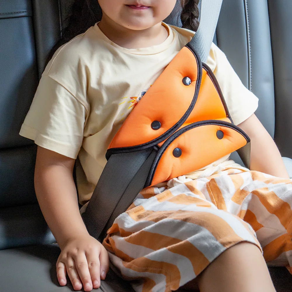 Child Seat Belt Baby Shoulder Cover Seat Belt Adjustment Holder Car Anti-Neck Neck Positioner Child Seatbelt for Kids Safety