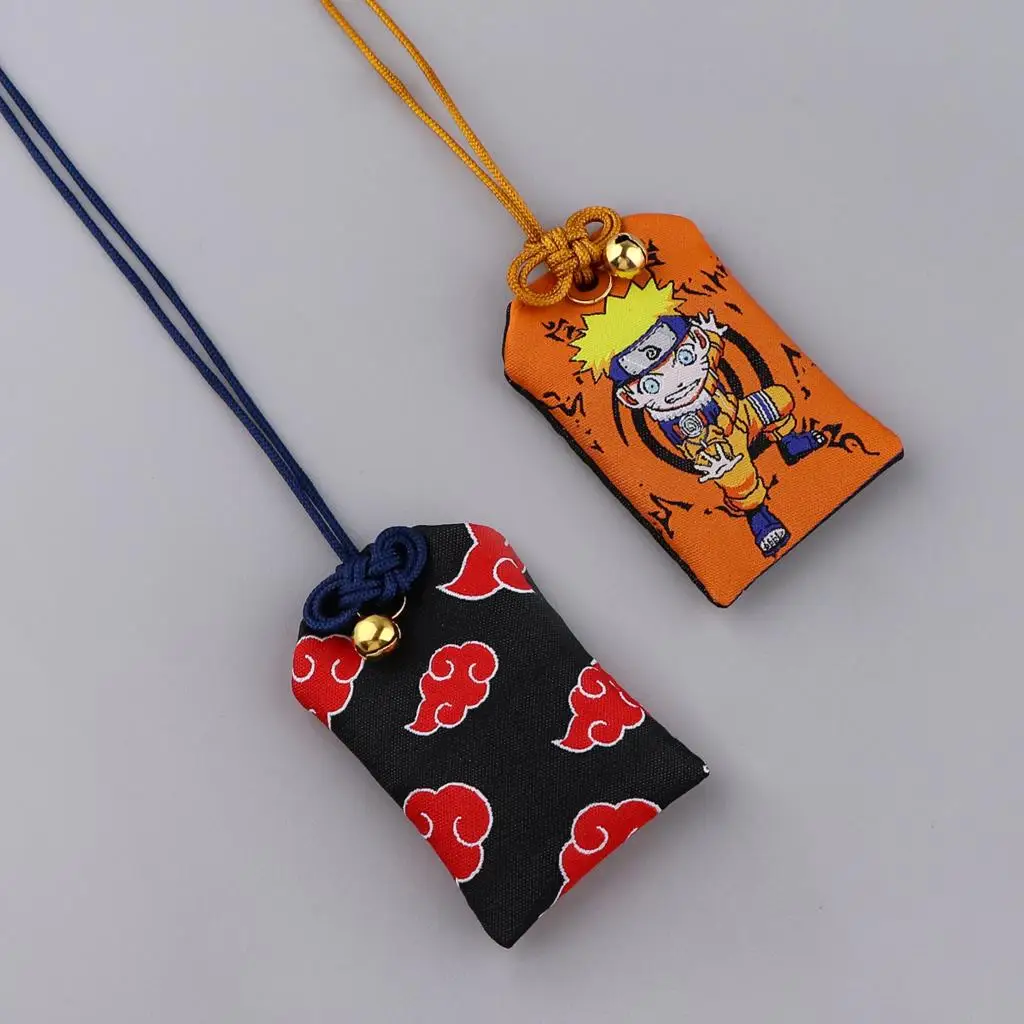 Novel Omamori Anime Key Chain Women Men Embroidery Ornament Key Rings Accesorios On Bags Pendant Cute Gift Fashion Accessories