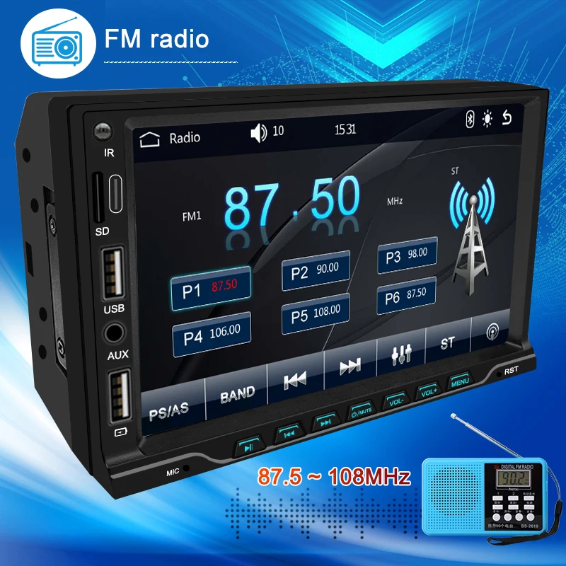 2 Din Car Radio 7