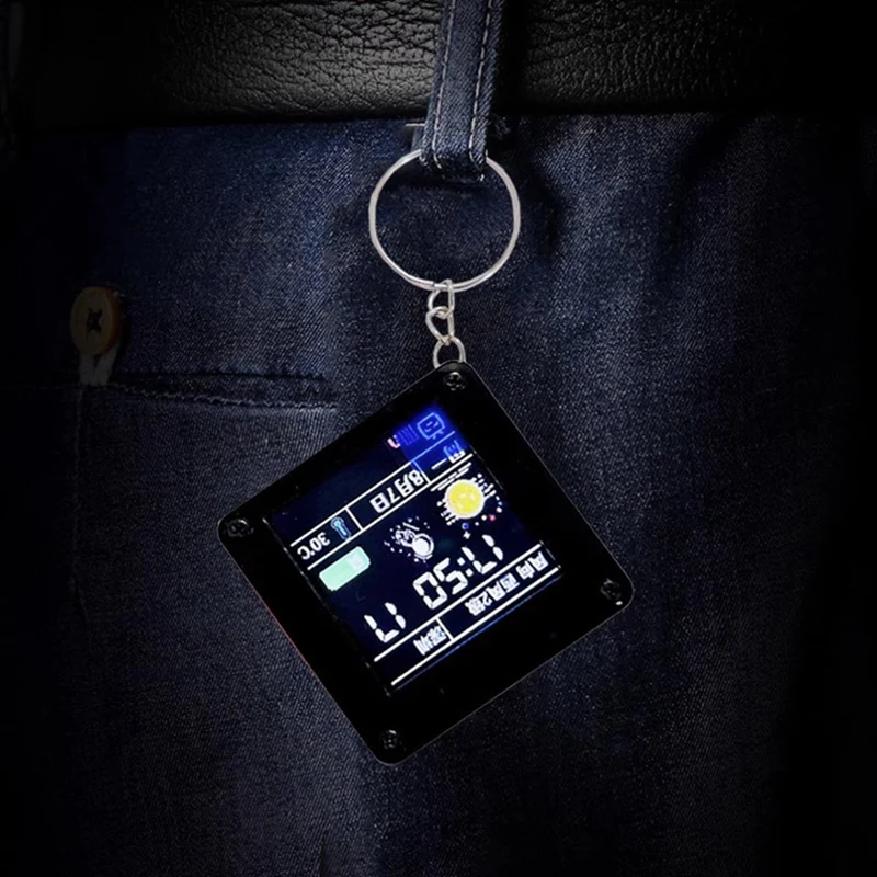 ESP32 C3 Development Board 1.44Inch LCD Screen Desktop Trinkets Portable Mini TV Portable Pendant Lvgl Spaceman St7735,B