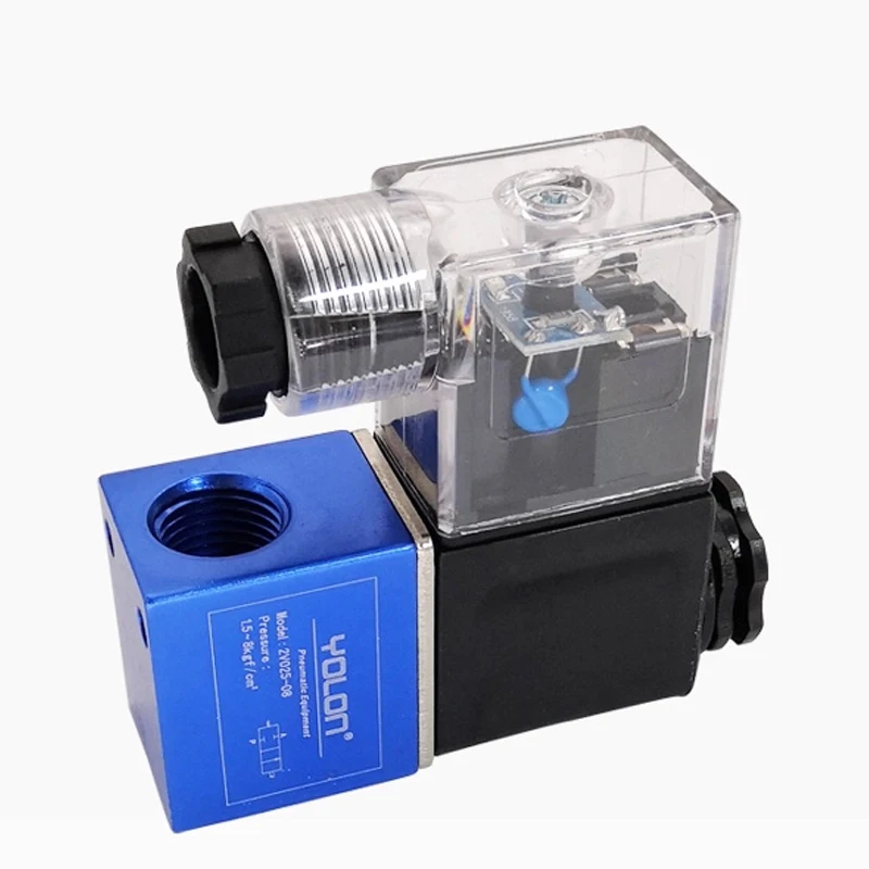 

2V025-08 Air Compressor Magnetic Control Valve 12V 24V 220V Pneumatic Solenoid Valve 2 Position 1/4 Port 2 Way Normally Closed