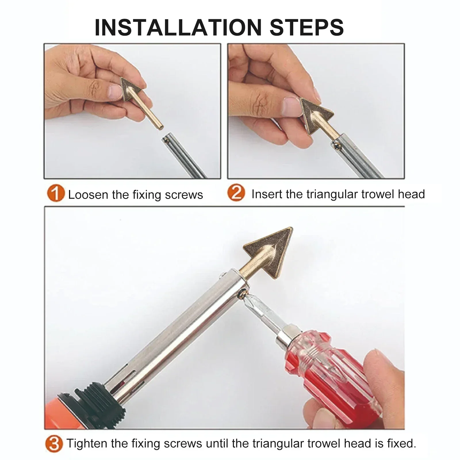 

4PCS Welder Soldering Tips Replacement Tips For 80 Watt Iron Plastic Welding Machine TPO TEO PP Auto Bumper Soldering Equipment