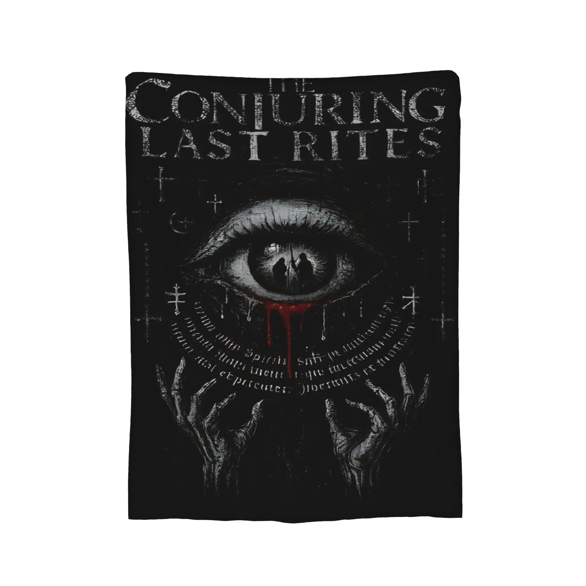 مضحك The Conjuring آخر طقوس فيلم الرعب بطانية فائقة النعومة الصوف دافئ رمي بطانية آلة قابل للغسل