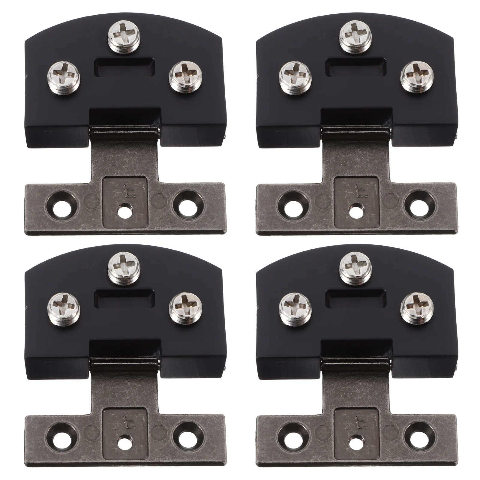 

4Pcs Stainless Steel Frameless Shower Door Hinges Glass Clamp Bathroom Shower Door Hardware Metal Part Hinges to Repair