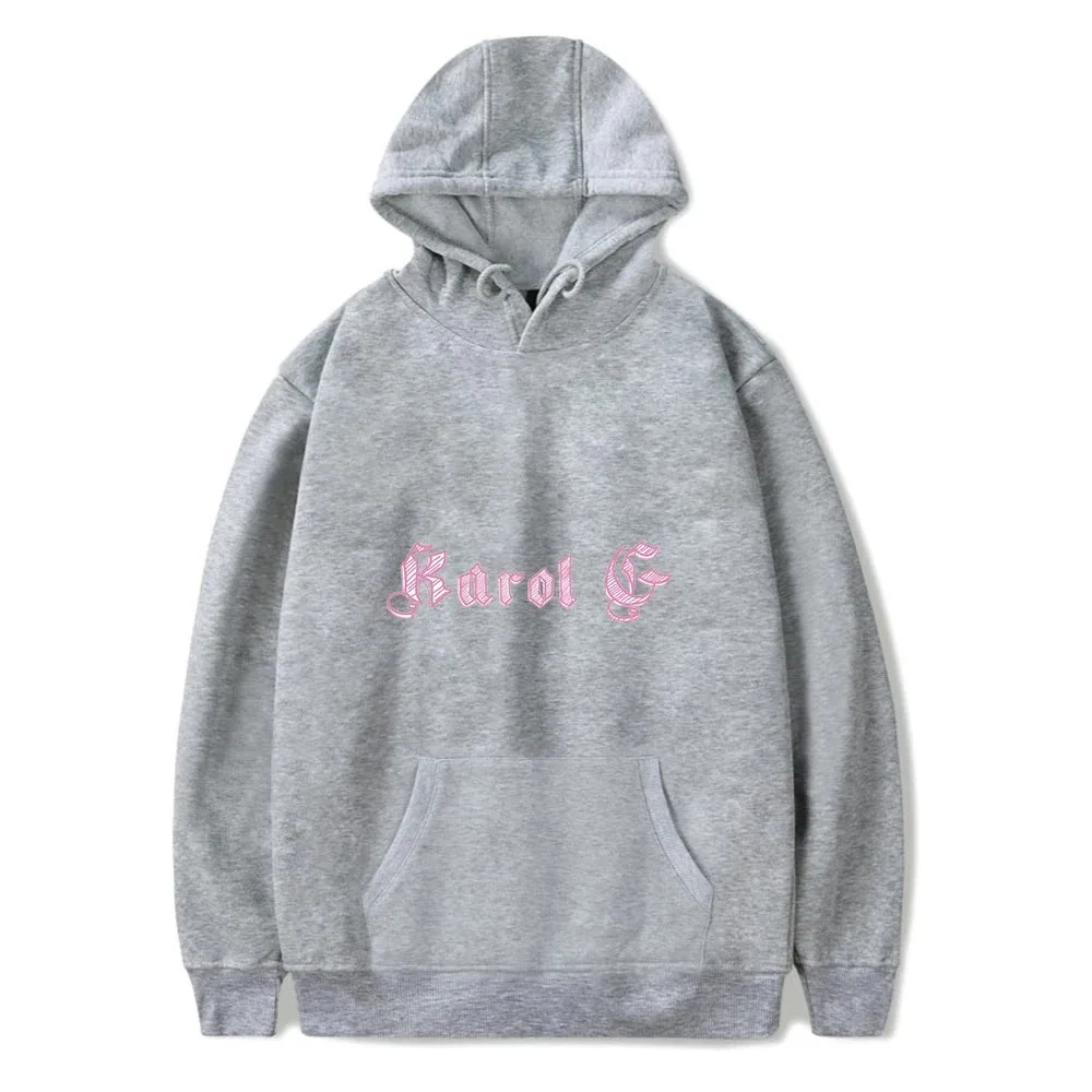 Karol g hoodies men's women streetwear hip hop y2k loose ed hoodies fashion oversized sweater karol g same paragraph clothes
