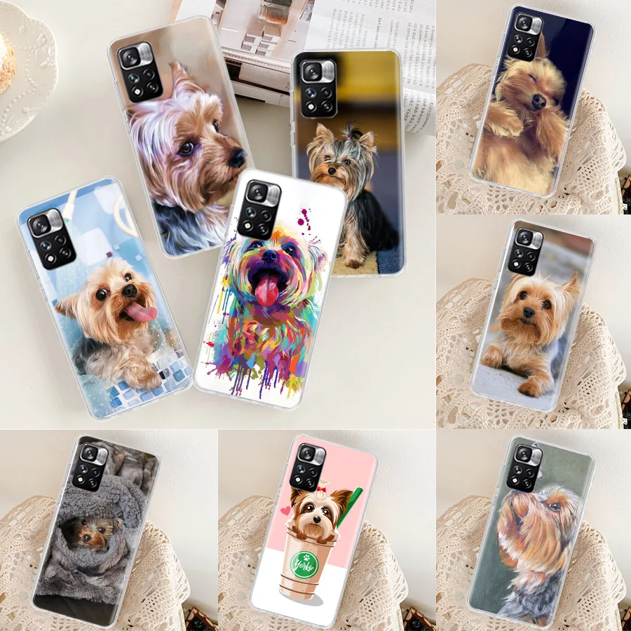 Yorkshire terrier dog Phone Case For Xiaomi Redmi Note 13 Pro + 5G 10 10A 10C 12 12C 9 9A 9C 9T 8 8A 7 7A 6 Pro S2 6A K40 Cover